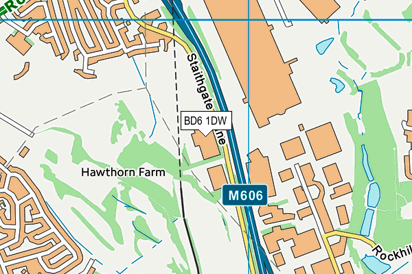 BD6 1DW map - OS VectorMap District (Ordnance Survey) BD6 1DW map - OS VectorMap District (Ordnance Survey)