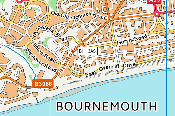 BH1 3AS map - OS VectorMap District (Ordnance Survey) BH1 3AS map - OS VectorMap District (Ordnance Survey)