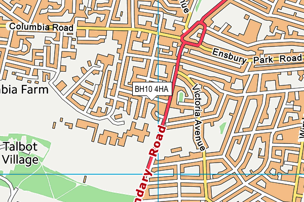 BH10 4HA map - OS VectorMap District (Ordnance Survey) BH10 4HA map - OS VectorMap District (Ordnance Survey)