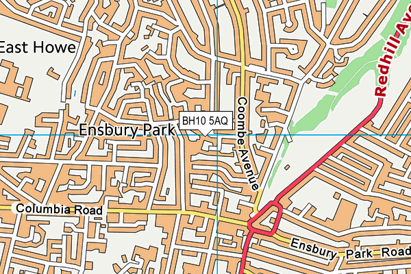 BH10 5AQ map - OS VectorMap District (Ordnance Survey) BH10 5AQ map - OS VectorMap District (Ordnance Survey)