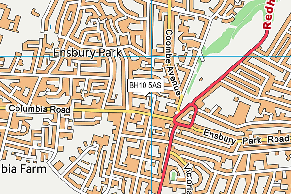 BH10 5AS map - OS VectorMap District (Ordnance Survey) BH10 5AS map - OS VectorMap District (Ordnance Survey)