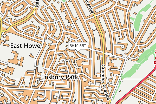 BH10 5BT map - OS VectorMap District (Ordnance Survey) BH10 5BT map - OS VectorMap District (Ordnance Survey)