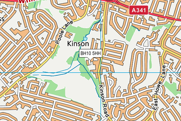 BH10 5HH map - OS VectorMap District (Ordnance Survey) BH10 5HH map - OS VectorMap District (Ordnance Survey)