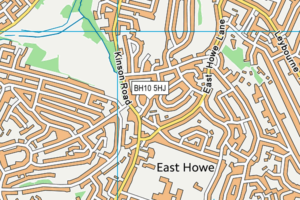 BH10 5HJ map - OS VectorMap District (Ordnance Survey) BH10 5HJ map - OS VectorMap District (Ordnance Survey)