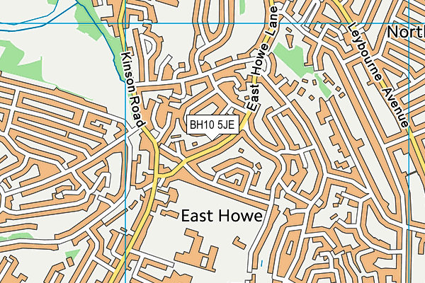 BH10 5JE map - OS VectorMap District (Ordnance Survey) BH10 5JE map - OS VectorMap District (Ordnance Survey)