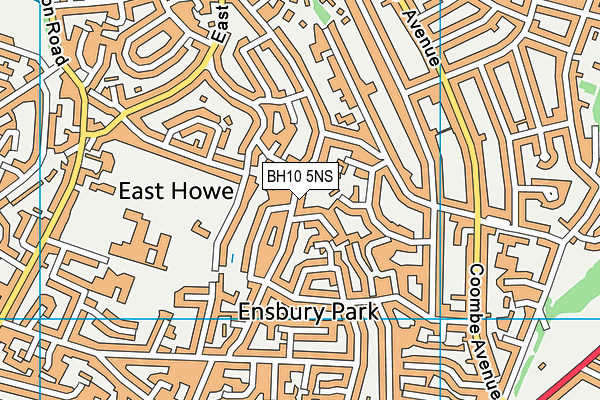 BH10 5NS map - OS VectorMap District (Ordnance Survey) BH10 5NS map - OS VectorMap District (Ordnance Survey)