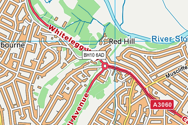 BH10 6AD map - OS VectorMap District (Ordnance Survey) BH10 6AD map - OS VectorMap District (Ordnance Survey)