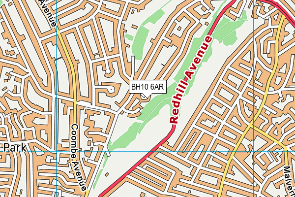 BH10 6AR map - OS VectorMap District (Ordnance Survey) BH10 6AR map - OS VectorMap District (Ordnance Survey)