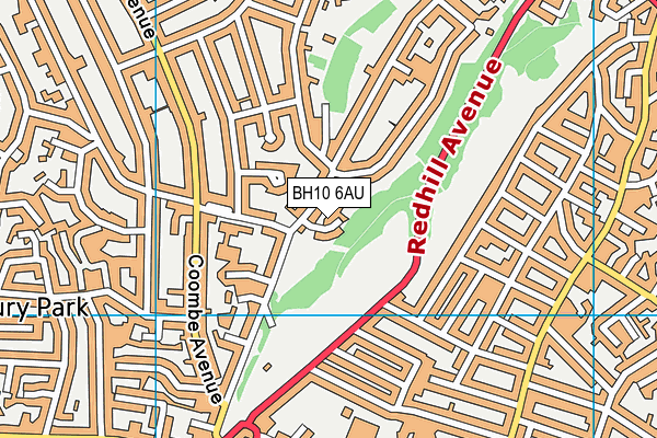 BH10 6AU map - OS VectorMap District (Ordnance Survey) BH10 6AU map - OS VectorMap District (Ordnance Survey)