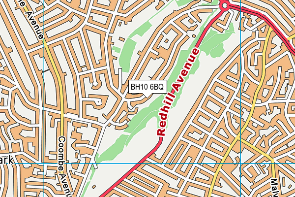 BH10 6BQ map - OS VectorMap District (Ordnance Survey) BH10 6BQ map - OS VectorMap District (Ordnance Survey)