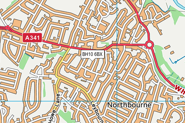 BH10 6BX map - OS VectorMap District (Ordnance Survey) BH10 6BX map - OS VectorMap District (Ordnance Survey)