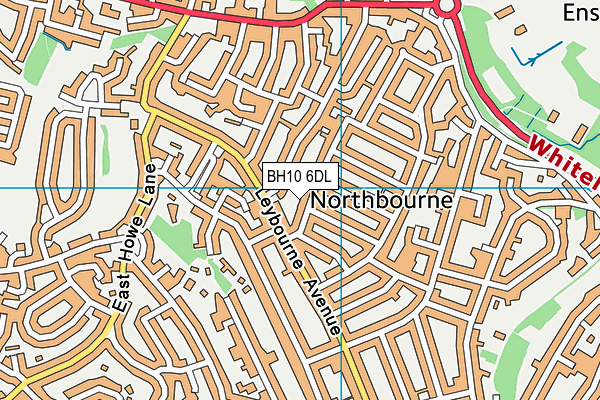 BH10 6DL map - OS VectorMap District (Ordnance Survey) BH10 6DL map - OS VectorMap District (Ordnance Survey)