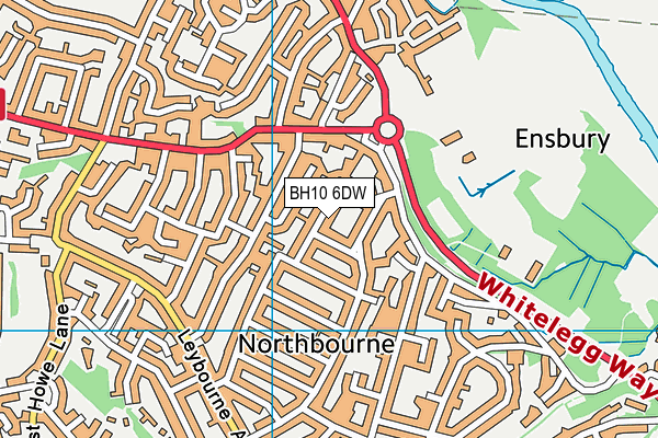 BH10 6DW map - OS VectorMap District (Ordnance Survey) BH10 6DW map - OS VectorMap District (Ordnance Survey)