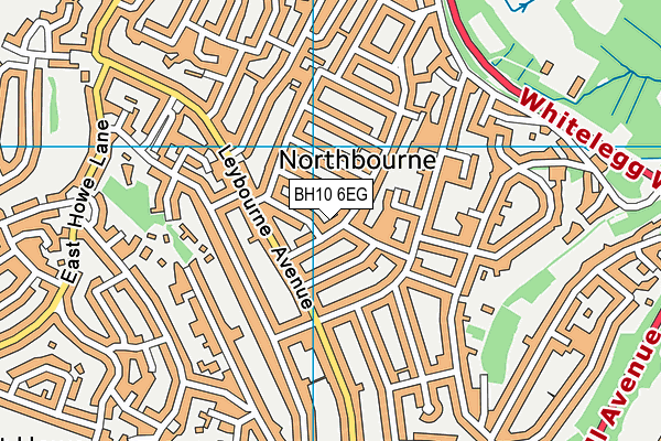 BH10 6EG map - OS VectorMap District (Ordnance Survey) BH10 6EG map - OS VectorMap District (Ordnance Survey)