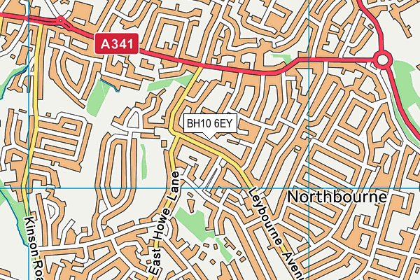 BH10 6EY map - OS VectorMap District (Ordnance Survey) BH10 6EY map - OS VectorMap District (Ordnance Survey)