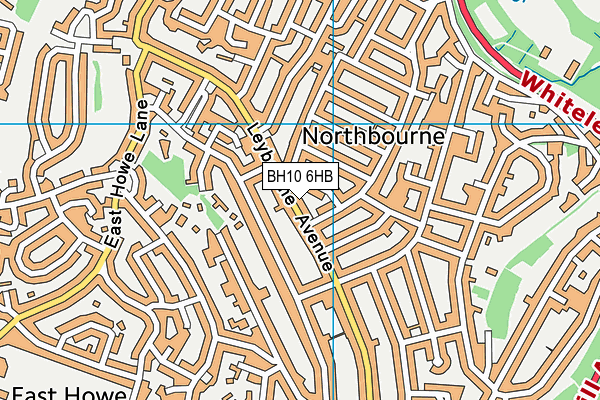 BH10 6HB map - OS VectorMap District (Ordnance Survey) BH10 6HB map - OS VectorMap District (Ordnance Survey)