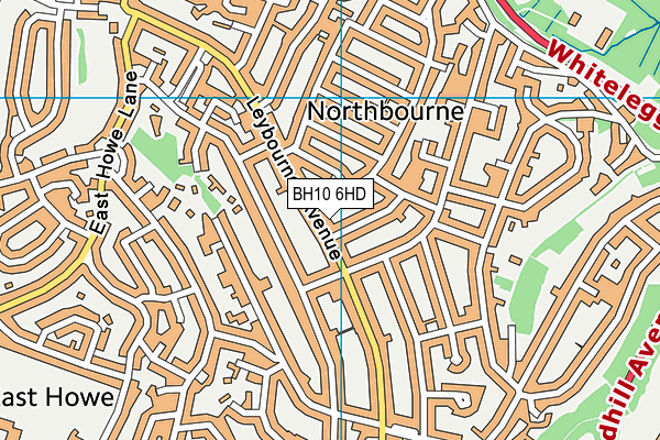 BH10 6HD map - OS VectorMap District (Ordnance Survey) BH10 6HD map - OS VectorMap District (Ordnance Survey)