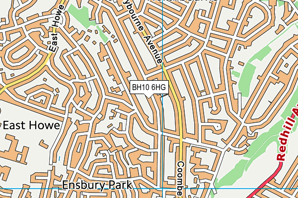 BH10 6HG map - OS VectorMap District (Ordnance Survey) BH10 6HG map - OS VectorMap District (Ordnance Survey)