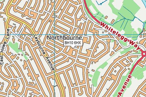 BH10 6HX map - OS VectorMap District (Ordnance Survey) BH10 6HX map - OS VectorMap District (Ordnance Survey)