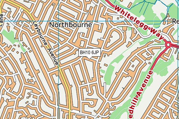 BH10 6JP map - OS VectorMap District (Ordnance Survey) BH10 6JP map - OS VectorMap District (Ordnance Survey)