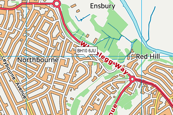BH10 6JU map - OS VectorMap District (Ordnance Survey) BH10 6JU map - OS VectorMap District (Ordnance Survey)