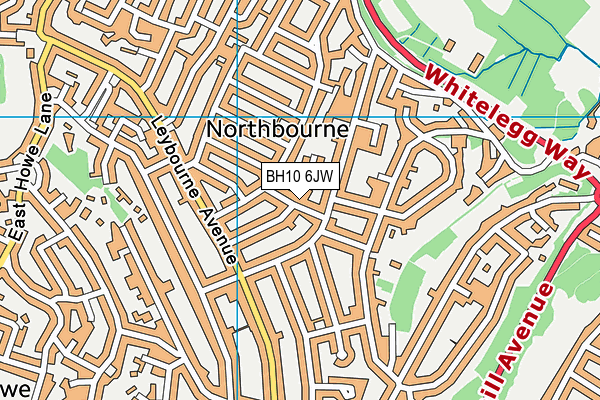 BH10 6JW map - OS VectorMap District (Ordnance Survey) BH10 6JW map - OS VectorMap District (Ordnance Survey)