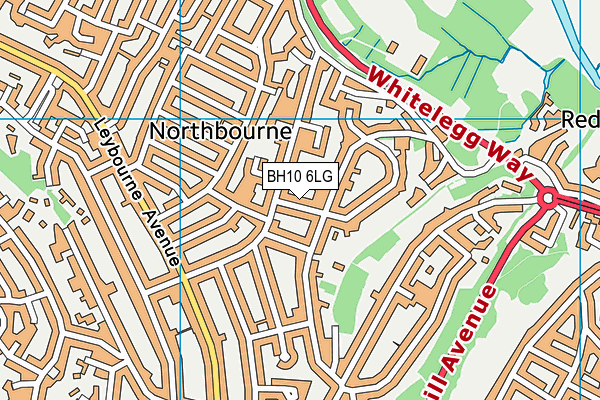 BH10 6LG map - OS VectorMap District (Ordnance Survey) BH10 6LG map - OS VectorMap District (Ordnance Survey)