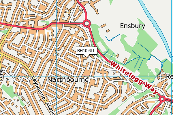 BH10 6LL map - OS VectorMap District (Ordnance Survey) BH10 6LL map - OS VectorMap District (Ordnance Survey)