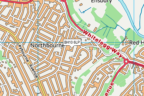 BH10 6LP map - OS VectorMap District (Ordnance Survey) BH10 6LP map - OS VectorMap District (Ordnance Survey)