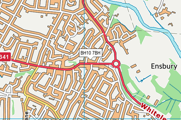BH10 7BH map - OS VectorMap District (Ordnance Survey) BH10 7BH map - OS VectorMap District (Ordnance Survey)