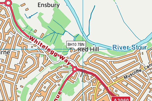 BH10 7BN map - OS VectorMap District (Ordnance Survey) BH10 7BN map - OS VectorMap District (Ordnance Survey)