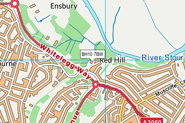 BH10 7BW map - OS VectorMap District (Ordnance Survey) BH10 7BW map - OS VectorMap District (Ordnance Survey)