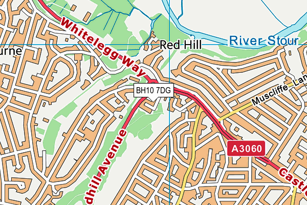 BH10 7DG map - OS VectorMap District (Ordnance Survey) BH10 7DG map - OS VectorMap District (Ordnance Survey)