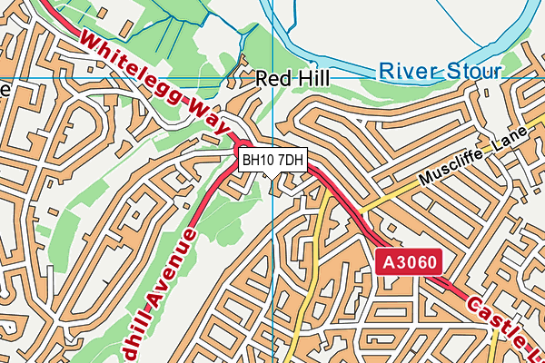 BH10 7DH map - OS VectorMap District (Ordnance Survey) BH10 7DH map - OS VectorMap District (Ordnance Survey)