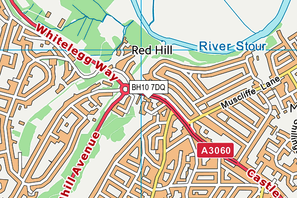 BH10 7DQ map - OS VectorMap District (Ordnance Survey) BH10 7DQ map - OS VectorMap District (Ordnance Survey)