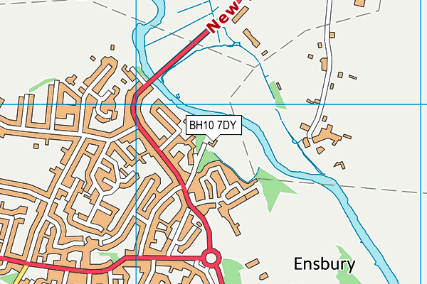BH10 7DY map - OS VectorMap District (Ordnance Survey) BH10 7DY map - OS VectorMap District (Ordnance Survey)