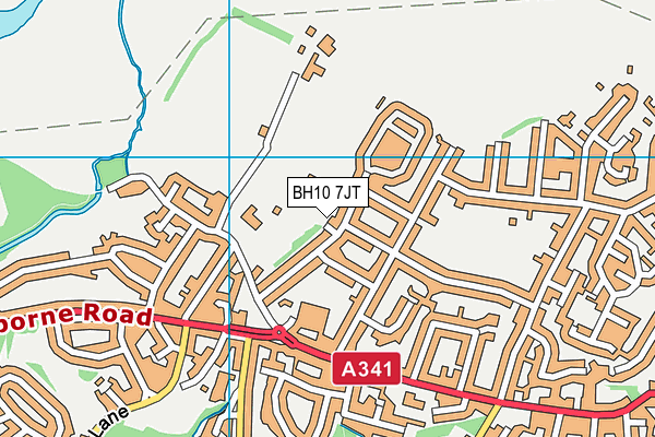 BH10 7JT map - OS VectorMap District (Ordnance Survey) BH10 7JT map - OS VectorMap District (Ordnance Survey)