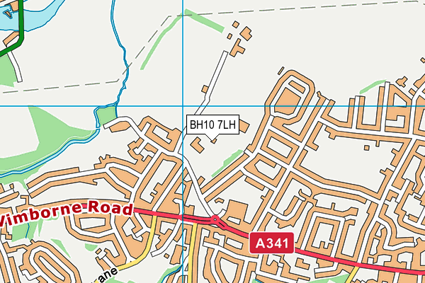 BH10 7LH map - OS VectorMap District (Ordnance Survey) BH10 7LH map - OS VectorMap District (Ordnance Survey)