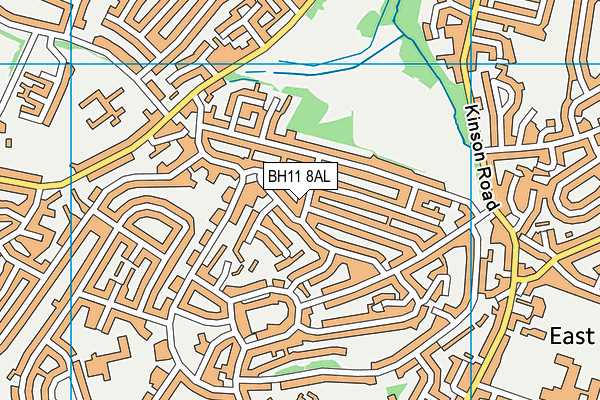 BH11 8AL map - OS VectorMap District (Ordnance Survey) BH11 8AL map - OS VectorMap District (Ordnance Survey)