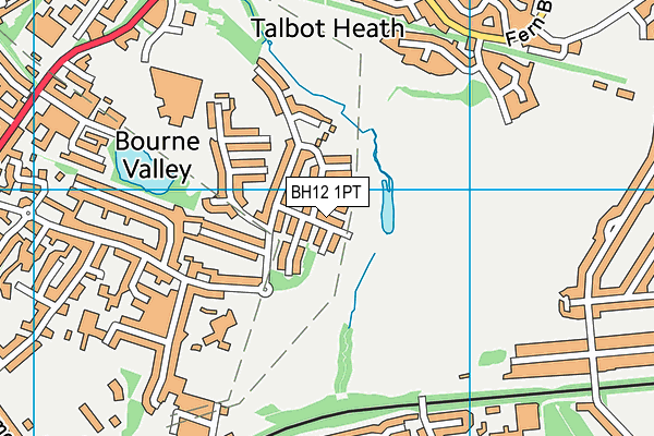 BH12 1PT map - OS VectorMap District (Ordnance Survey) BH12 1PT map - OS VectorMap District (Ordnance Survey)