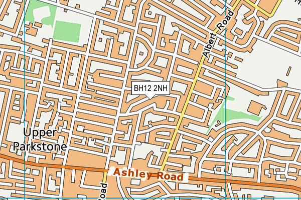 BH12 2NH map - OS VectorMap District (Ordnance Survey) BH12 2NH map - OS VectorMap District (Ordnance Survey)