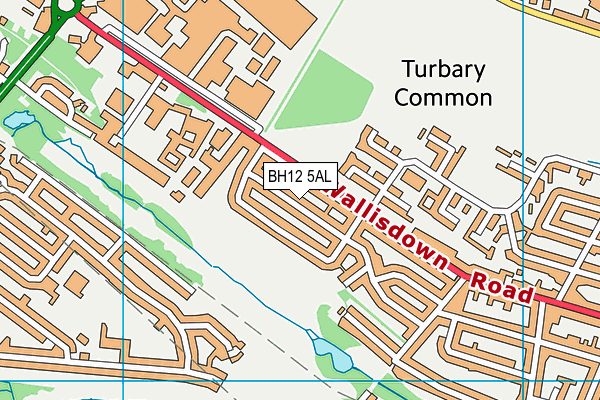 BH12 5AL map - OS VectorMap District (Ordnance Survey) BH12 5AL map - OS VectorMap District (Ordnance Survey)