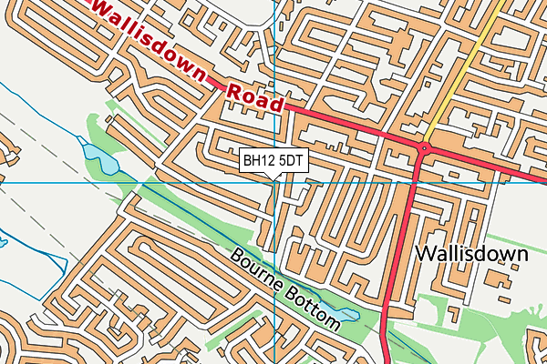 BH12 5DT map - OS VectorMap District (Ordnance Survey) BH12 5DT map - OS VectorMap District (Ordnance Survey)