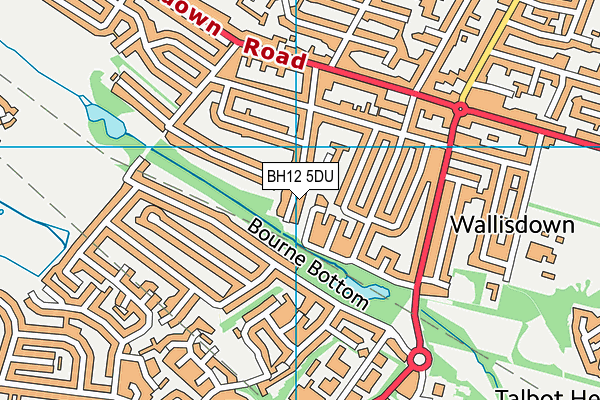 BH12 5DU map - OS VectorMap District (Ordnance Survey) BH12 5DU map - OS VectorMap District (Ordnance Survey)