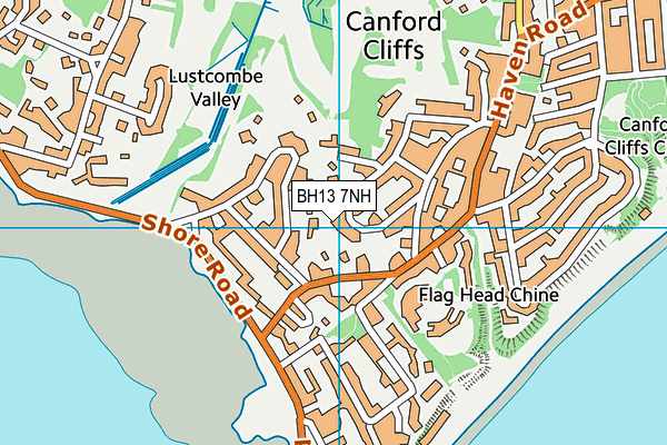 BH13 7NH map - OS VectorMap District (Ordnance Survey) BH13 7NH map - OS VectorMap District (Ordnance Survey)