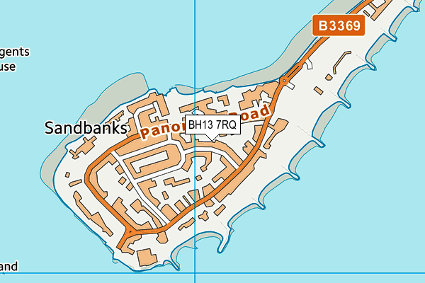 BH13 7RQ map - OS VectorMap District (Ordnance Survey) BH13 7RQ map - OS VectorMap District (Ordnance Survey)