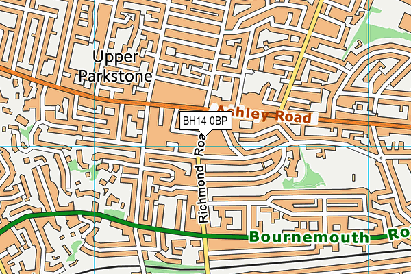 BH14 0BP map - OS VectorMap District (Ordnance Survey) BH14 0BP map - OS VectorMap District (Ordnance Survey)