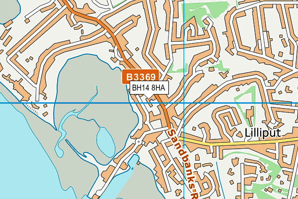 BH14 8HA map - OS VectorMap District (Ordnance Survey) BH14 8HA map - OS VectorMap District (Ordnance Survey)