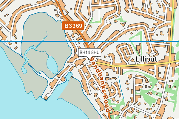 BH14 8HU map - OS VectorMap District (Ordnance Survey) BH14 8HU map - OS VectorMap District (Ordnance Survey)
