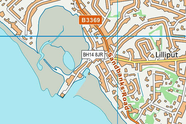 BH14 8JR map - OS VectorMap District (Ordnance Survey) BH14 8JR map - OS VectorMap District (Ordnance Survey)